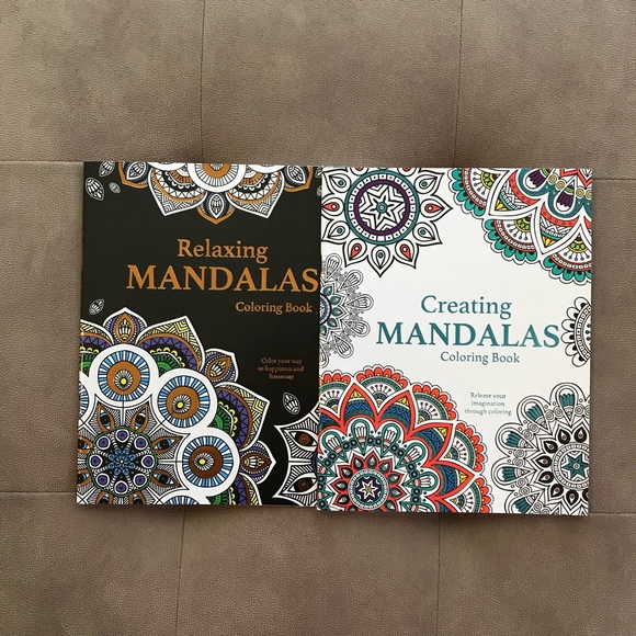 Other - Final sale New Relaxing Mandala Advanced Coloring Book Set